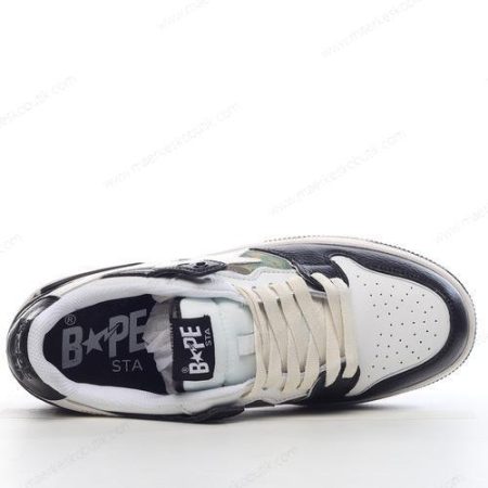 Billige Sko A BATHING APE BAPE SK8 STA ‘Sort Hvid’ 1H20-191-033