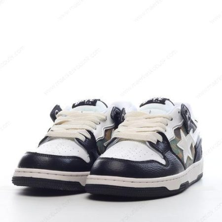 Billige Sko A BATHING APE BAPE SK8 STA ‘Sort Hvid’ 1H20-191-033