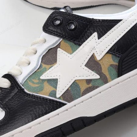 Billige Sko A BATHING APE BAPE SK8 STA ‘Sort Hvid’ 1H20-191-033