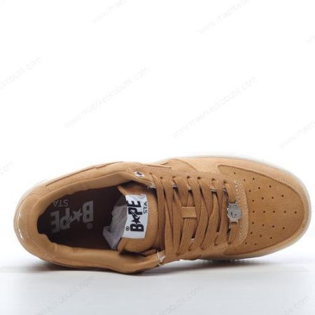 Billige Sko A BATHING APE BAPE STA ‘Beige Hvid Brun’ 1H70-191-004