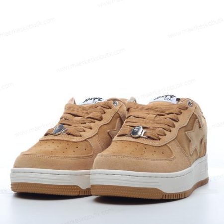 Billige Sko A BATHING APE BAPE STA ‘Beige Hvid Brun’ 1H70-191-004