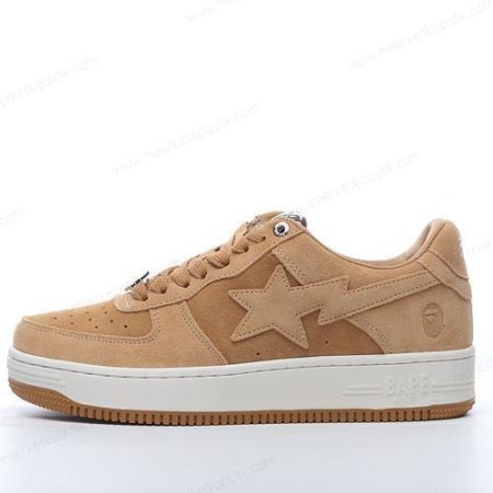 Billige Sko A BATHING APE BAPE STA ‘Beige Hvid Brun’ 1H70-191-004