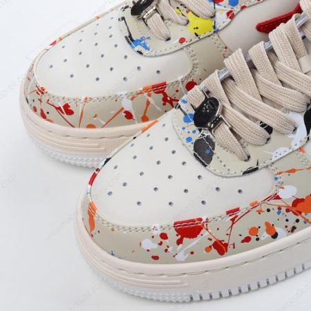 Billige Sko A BATHING APE BAPE STA ‘Beige Rød Hvid’ 001FW12010091