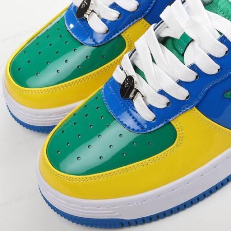 Billige Sko A BATHING APE BAPE STA ‘Blå Grøn Gul’