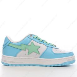 Billige Sko A BATHING APE BAPE STA ‘Blå Grøn Hvid’ 1H70191005-SAX