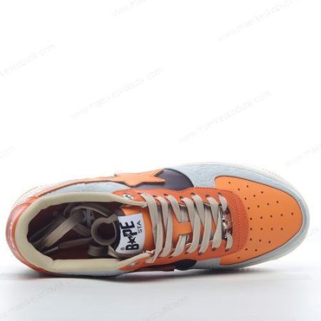 Billige Sko A BATHING APE BAPE STA ‘Grå Orange’ 001FWH701002-ORG-A