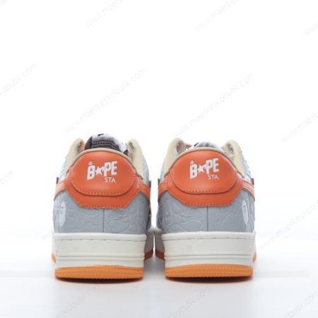 Billige Sko A BATHING APE BAPE STA ‘Grå Orange’ 001FWH701002-ORG-A