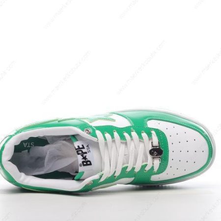 Billige Sko A BATHING APE BAPE STA ‘Grøn Hvid’ 1H70191001-GRA