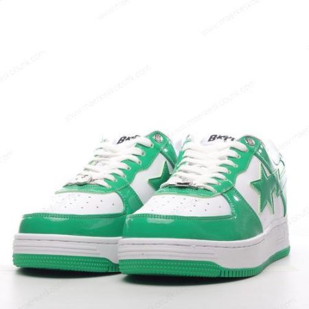 Billige Sko A BATHING APE BAPE STA ‘Grøn Hvid’ 1H70191001-GRA