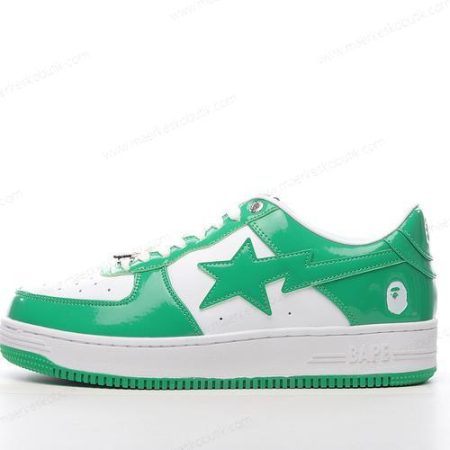 Billige Sko A BATHING APE BAPE STA ‘Grøn Hvid’ 1H70191001-GRA