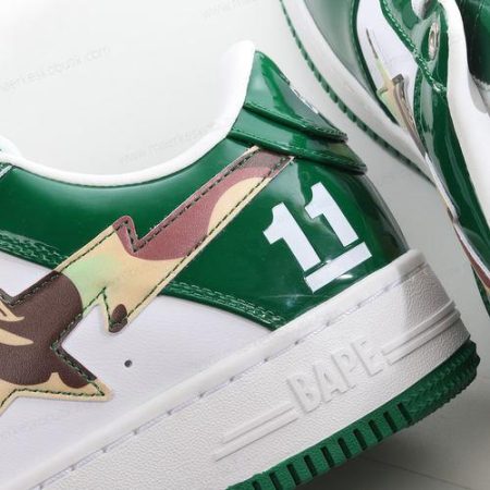 Billige Sko A BATHING APE BAPE STA ‘Grøn Hvid’