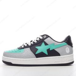 Billige Sko A BATHING APE BAPE STA ‘Grøn Sort Grå’ 1H70191002-GRN