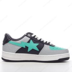 Billige Sko A BATHING APE BAPE STA ‘Grøn Sort Grå’ 1H70191002-GRN