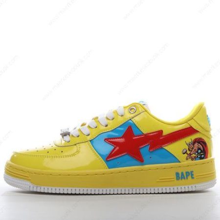 Billige Sko A BATHING APE BAPE STA ‘Gul Rød Blå’ 1I73-191-905