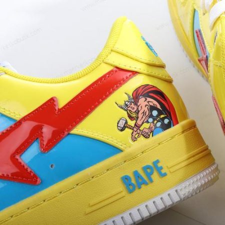 Billige Sko A BATHING APE BAPE STA ‘Gul Rød Blå’ 1I73-191-905