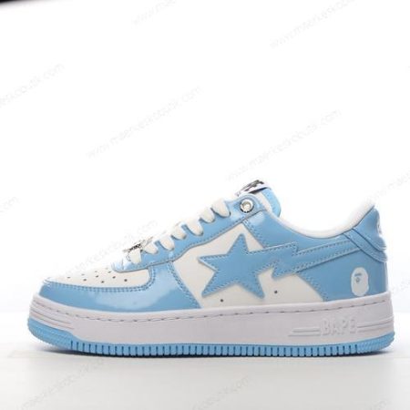 Billige Sko A BATHING APE BAPE STA ‘Hvid Blå’ 1I70191002-SAX