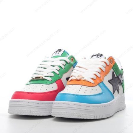 Billige Sko A BATHING APE BAPE STA ‘Hvid Blå Grøn Rød Orange Sort’