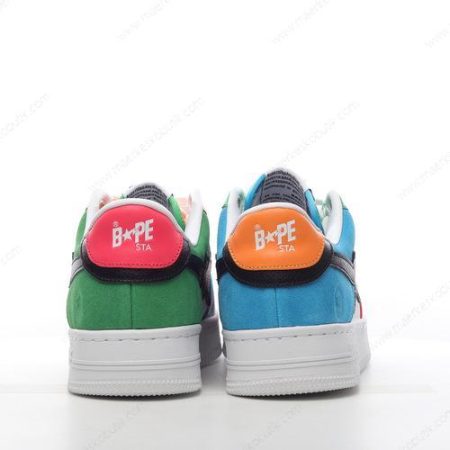 Billige Sko A BATHING APE BAPE STA ‘Hvid Blå Grøn Rød Orange Sort’