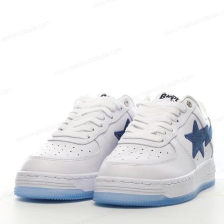 Billige Sko A BATHING APE BAPE STA ‘Hvid Blå’