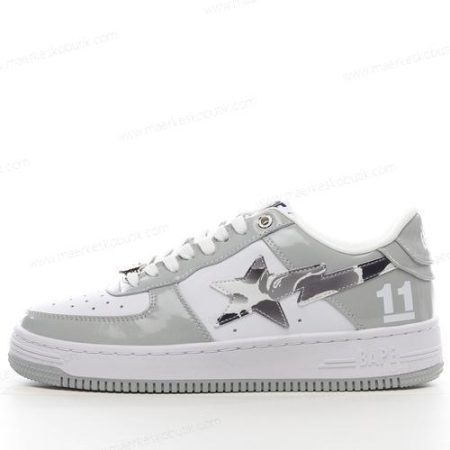 Billige Sko A BATHING APE BAPE STA ‘Hvid Grå’ 001FWJ801053I