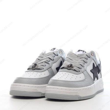 Billige Sko A BATHING APE BAPE STA ‘Hvid Grå’ 1H70191002-WHT