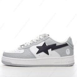 Billige Sko A BATHING APE BAPE STA ‘Hvid Grå Sort’ 1H70191002-WHT