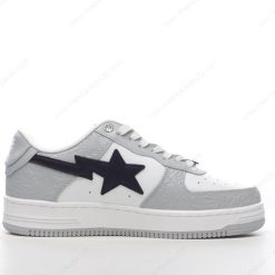 Billige Sko A BATHING APE BAPE STA ‘Hvid Grå Sort’ 1H70191002-WHT