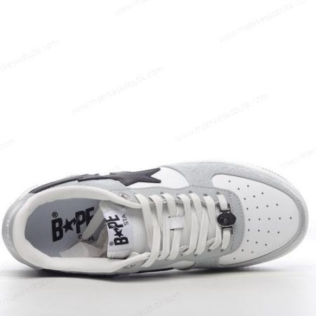 Billige Sko A BATHING APE BAPE STA ‘Hvid Grå Sort’ 1H70191002-WHT