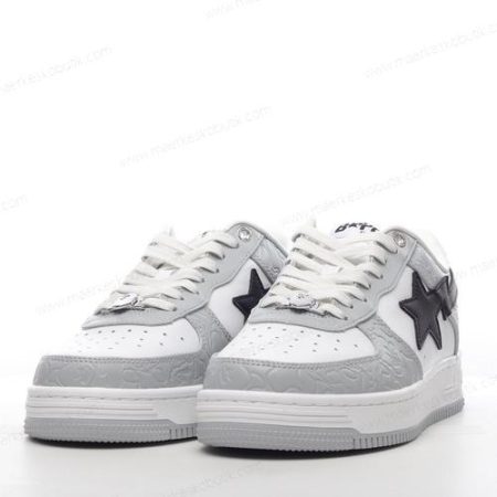 Billige Sko A BATHING APE BAPE STA ‘Hvid Grå Sort’ 1H70191002-WHT