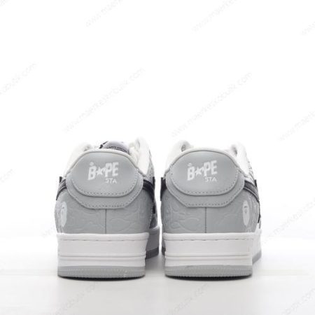 Billige Sko A BATHING APE BAPE STA ‘Hvid Grå Sort’ 1H70191002-WHT