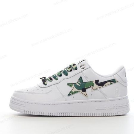 Billige Sko A BATHING APE BAPE STA ‘Hvid Grøn’ 1FWH201045