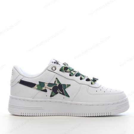 Billige Sko A BATHING APE BAPE STA ‘Hvid Grøn’ 1FWH201045