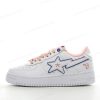 Billige Sko A BATHING APE BAPE STA ‘Hvid Pink Blå’