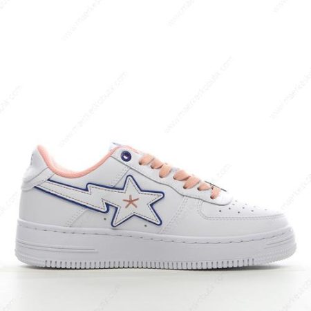 Billige Sko A BATHING APE BAPE STA ‘Hvid Pink Blå’