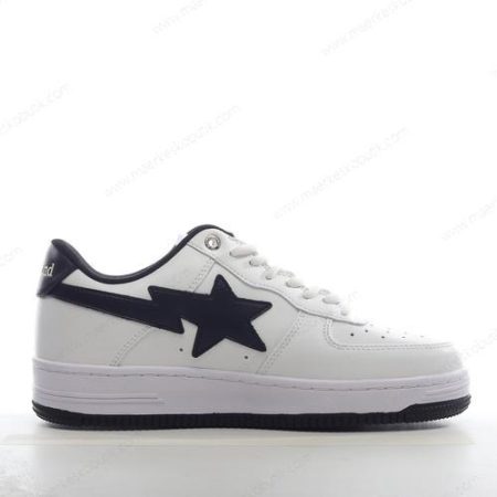 Billige Sko A BATHING APE BAPE STA ‘Hvid Sort’ 1I73-291-911