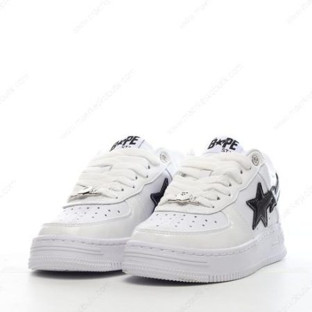 Billige Sko A BATHING APE BAPE STA ‘Hvid Sort’