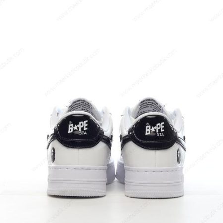 Billige Sko A BATHING APE BAPE STA ‘Hvid Sort’