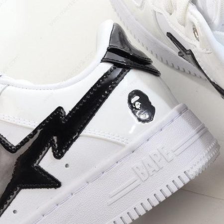 Billige Sko A BATHING APE BAPE STA ‘Hvid Sort’