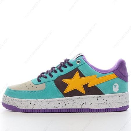 Billige Sko A BATHING APE BAPE STA ‘Lilla Grøn Gul’ 1320191008