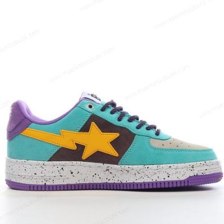 Billige Sko A BATHING APE BAPE STA ‘Lilla Grøn Gul’ 1320191008