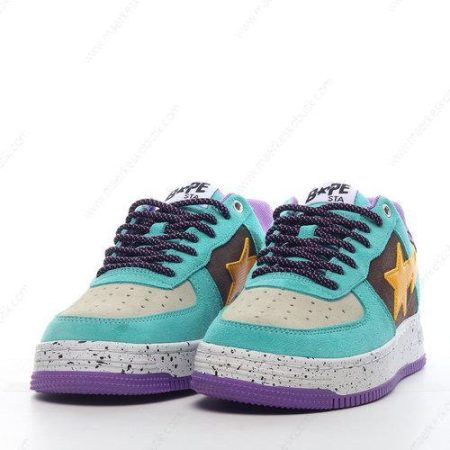 Billige Sko A BATHING APE BAPE STA ‘Lilla Grøn Gul’ 1320191008