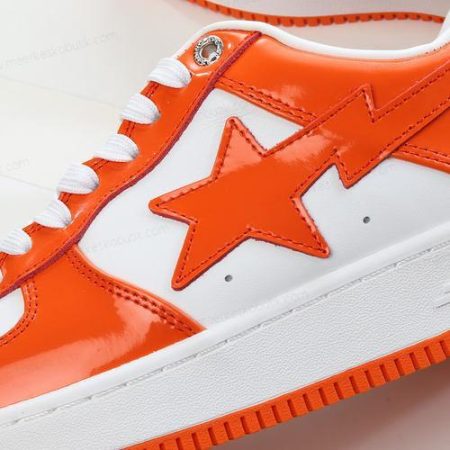 Billige Sko A BATHING APE BAPE STA ‘Orange Hvid’ 1I70191002-ORG