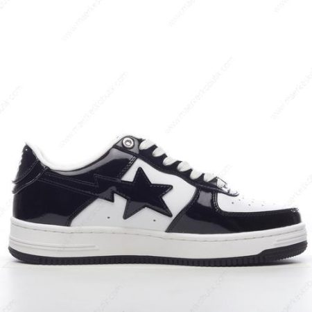 Billige Sko A BATHING APE BAPE STA ‘Sort Hvid’ 1H70191001-BLK