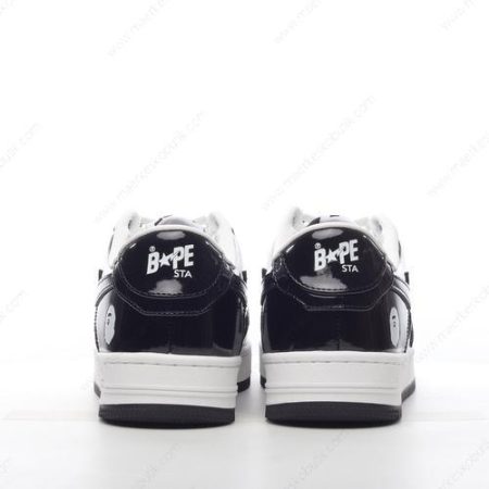 Billige Sko A BATHING APE BAPE STA ‘Sort Hvid’ 1H70191001-BLK