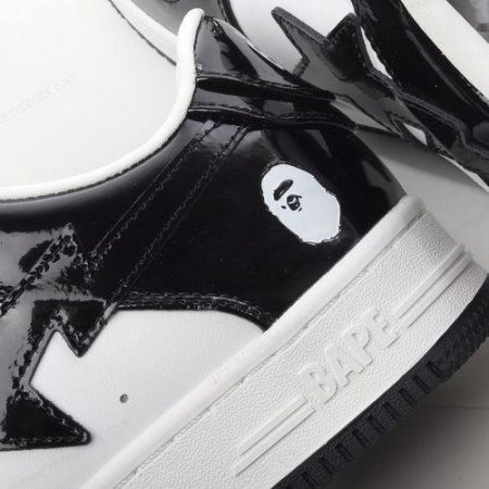 Billige Sko A BATHING APE BAPE STA ‘Sort Hvid’ 1H70191001-BLK