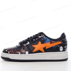 Billige Sko A BATHING APE BAPE STA ‘Sort Orange Hvid’ 1I20-291-009