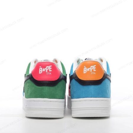 Billige Sko A BATHING APE BAPE Sta ‘Hvid Blå Orange Grøn Sort’ 0ZXSHM191048GMLX