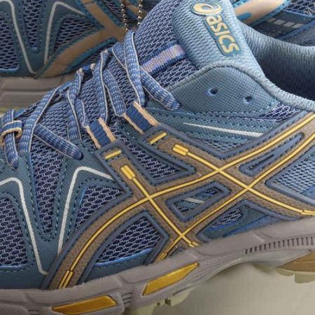 Billige Sko ASICS Gel Kahana 8 ‘Blå Gul’