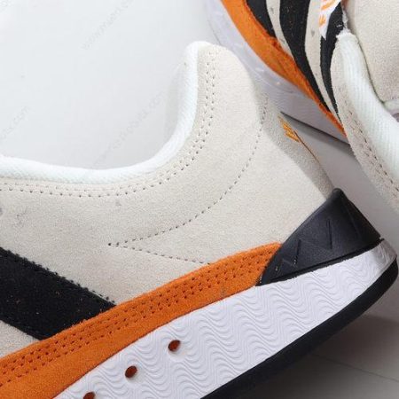 Billige Sko Adidas Adimatic ‘Off White Orange Sort’