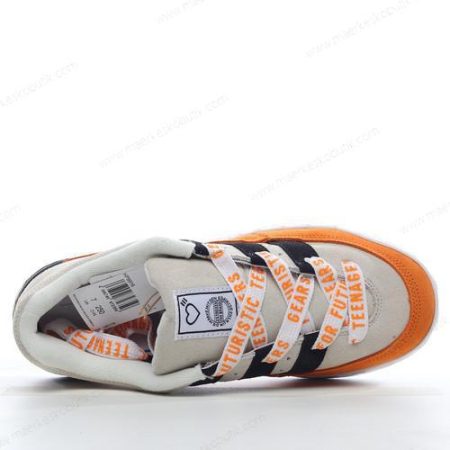 Billige Sko Adidas Adimatic ‘Off White Orange Sort’